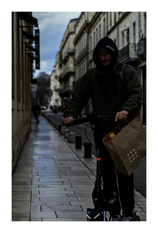 Photo de rue nimes gard france21 janvier